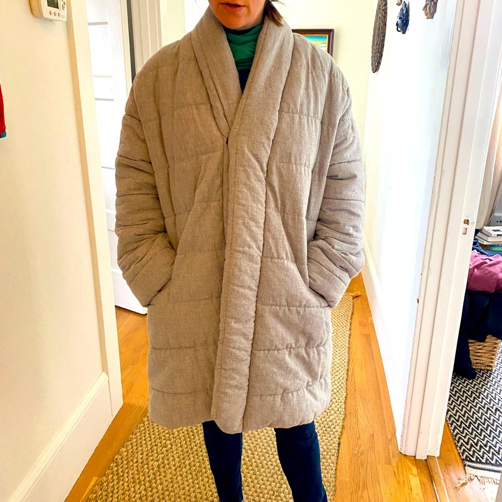 Pietsie || Malamo Cloud Puffer Coat Japanese Flannel Large